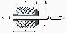 Multi Grip Blind Rivets at Rs 0.95, Grooved Blind Rivet in New Delhi