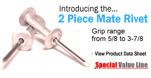 2 Piece mate Rivet From Jay-cee